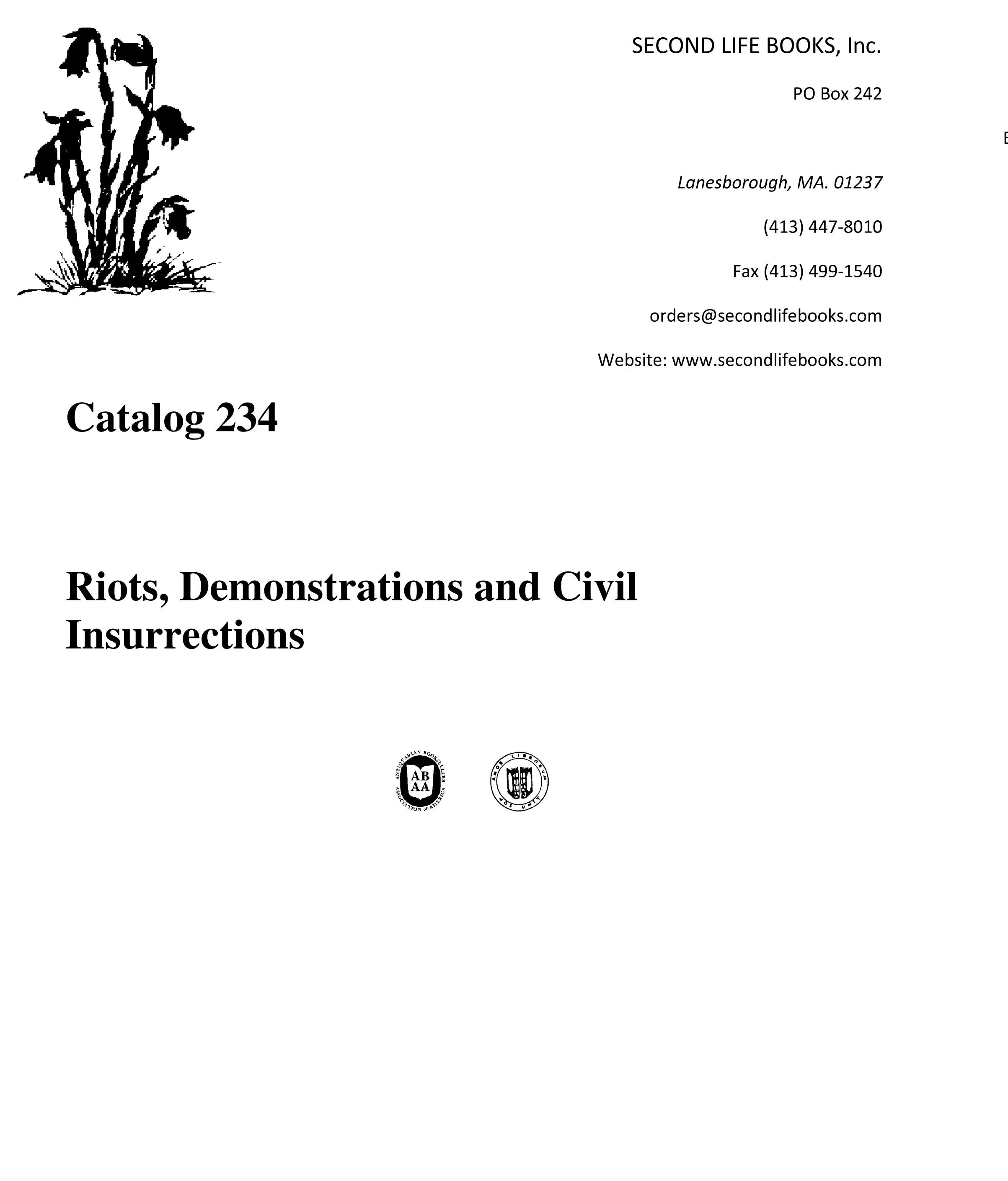 Catalog 234: Riots