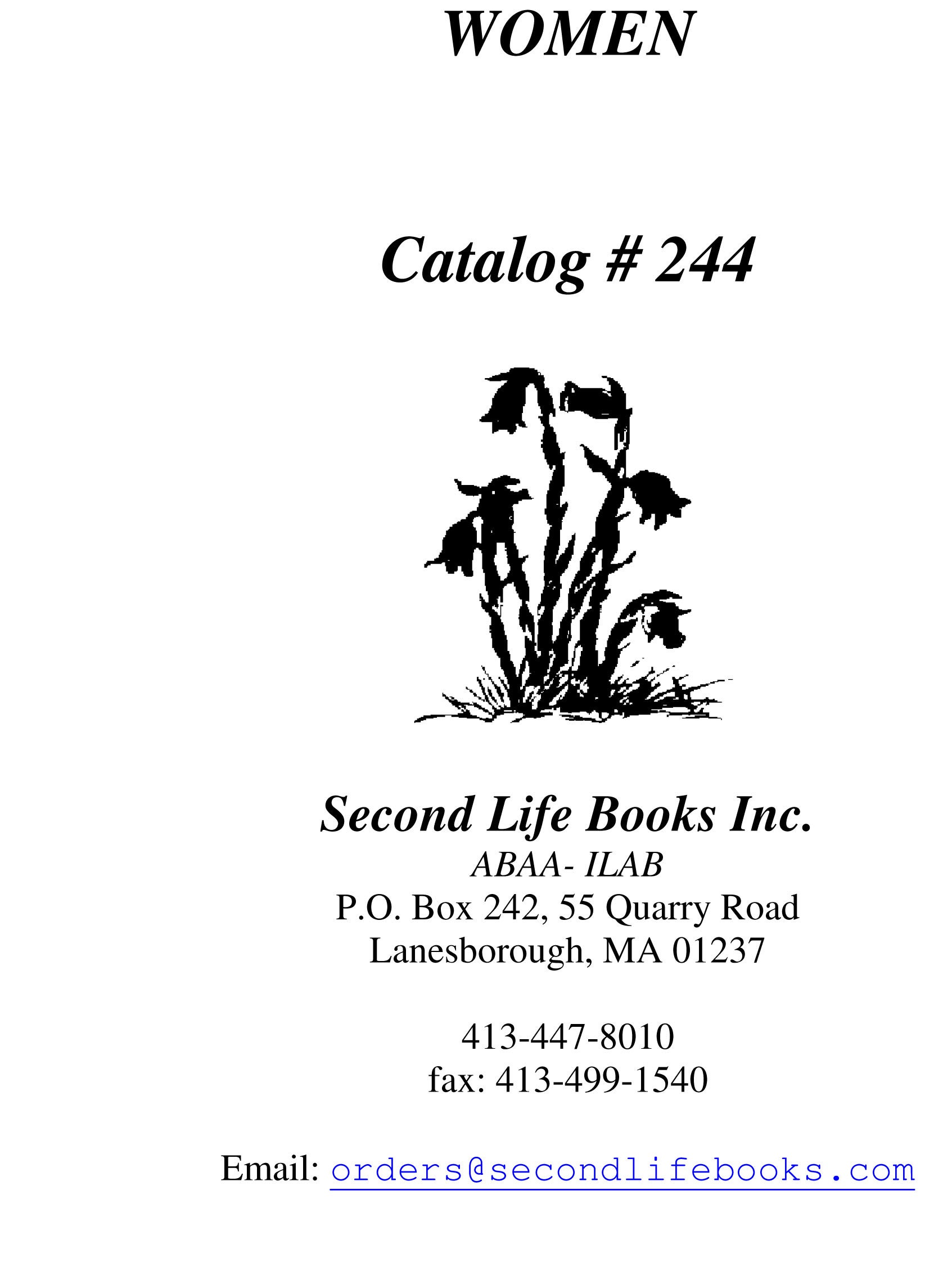 Catalog # 244 - Women