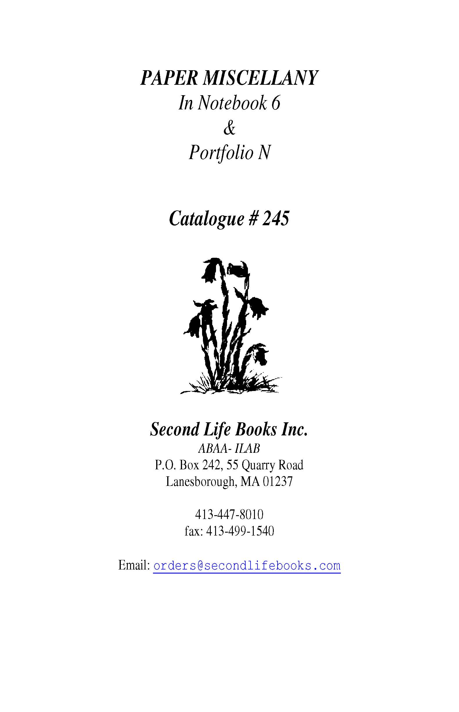 Paper in Folder 6 & Portfolio N