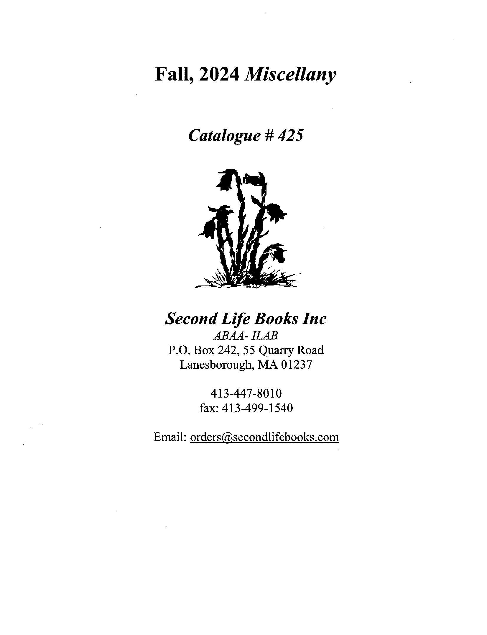 Catalog 425 - Fall, 2024