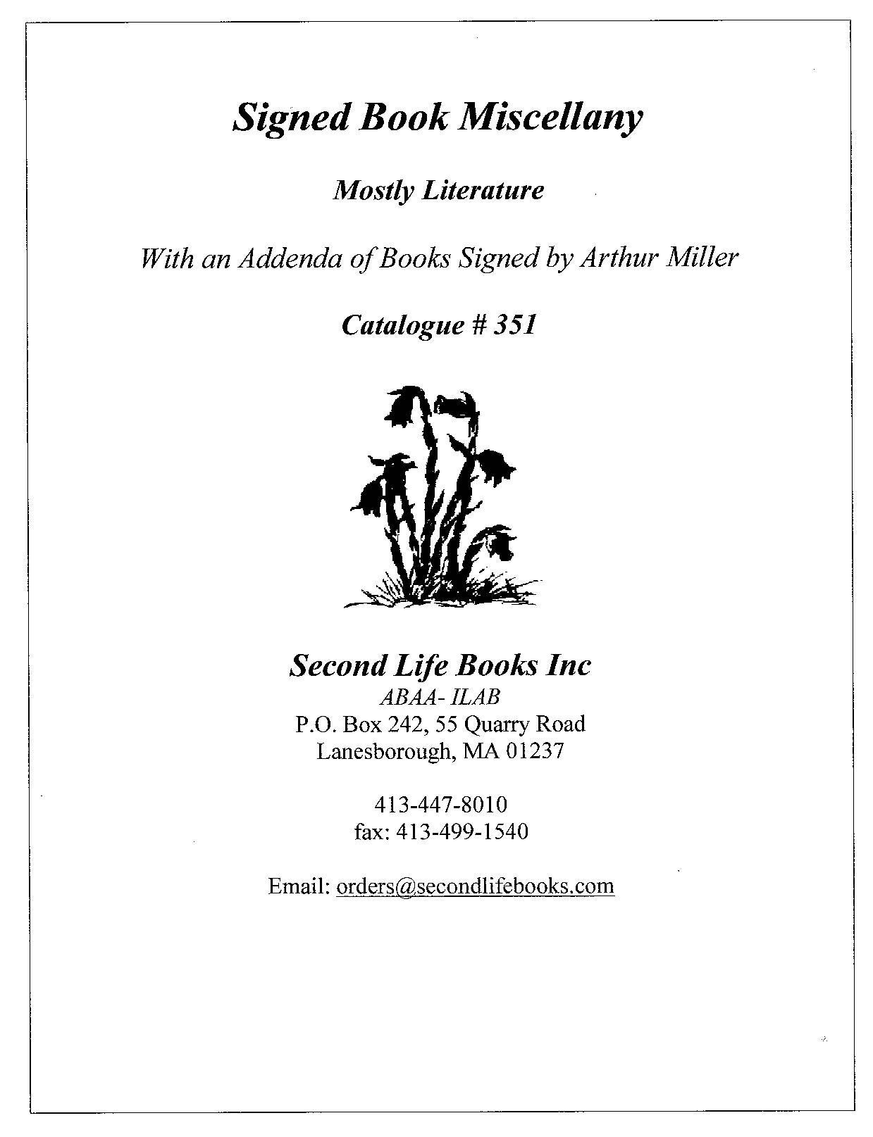Signed Book Miscellany