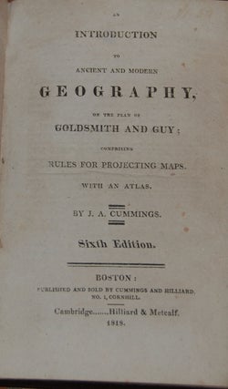 Item #22745 AN INTRODUCTION TO ANCIENT AND MODERN GEOGRAPHY; on the plan of Goldsmith and Guy,...