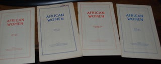 Item #23985 AFRICAN WOMEN; Vol. 1 # 2 -,Vol 2, # 2. I. BUNBURY, ed