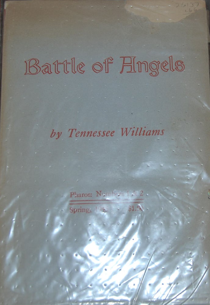 Item #26137 BATTLE OF ANGELS. Tennessee WILLIAMS.