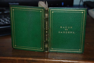 Item #37818 AN ESSAY ON GARDENS; a calligraphic manuscript by C. M. D. Francis BACON