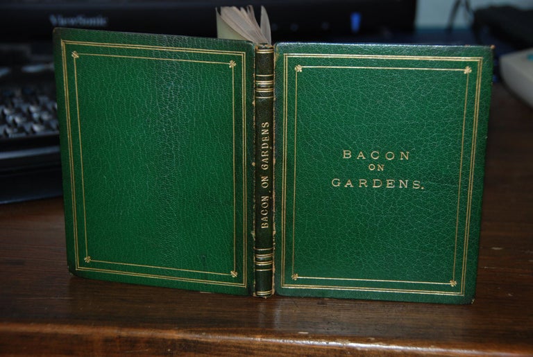 Item #37818 AN ESSAY ON GARDENS; a calligraphic manuscript by C. M. D. Francis BACON.