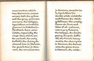 AN ESSAY ON GARDENS; a calligraphic manuscript by C. M. D.