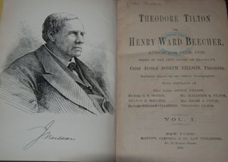 Item #54417 TILTON, THEODORE vs. HENRY WARD BEECHER; action for Crim. Con. tried in the city...