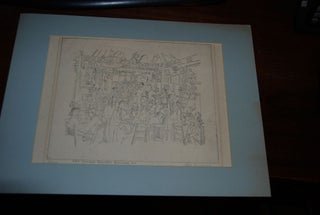 PEABODY BOOKSHOP BALTIMORE; original etching